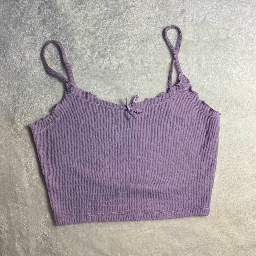 PURPLE PACSUN CROPPED TANK